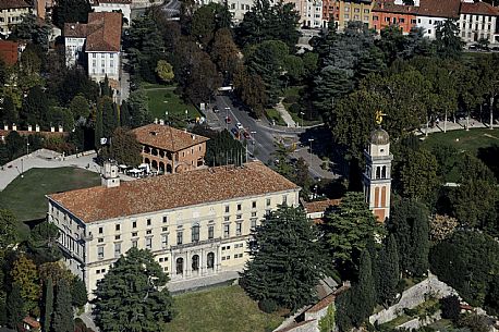 Aereal view of Udine